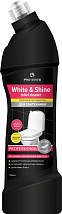 Усиленный чистящий гель для сантехники "лимонная свежесть" White&Shine Toilet Cleaner (750 мл)