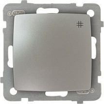 Выключатель LP-4SS/m/43 1503 проходной (без рамки) с подсв.