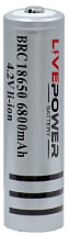 Аккумулятор 18650 4,2V 6800mA LivePower LTP-03 МРМ 20-100