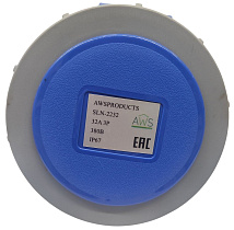 Розетка переносная 32A 3п (2P+PE) SLN-2232 IP67, 380В, AWSPRODUCTS