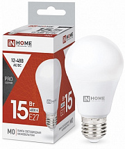 Лампа низковольтная LED-MO-PRO 15Вт 12-48В Е27 4000К 1200Лм IN HOME