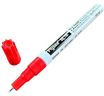 Маркер краска Paint Marker FS-119 с тонким, мет наконечником 0,7 мм, красный Flysea