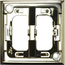 Рамка декоративная для выключателей RO-1U/68 (Золото-глянец)
