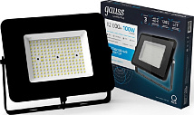 Прожектор светодиодный LED GAUSS QPLUS 100W IP65 6500К 12000Lm
