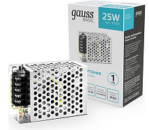 Блок питания Gauss Basic 12V 25W IP20 1/140