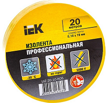 Изолента ПВХ желтая (0.18*19*20) (ИЭК) MIXTAPE 5