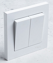 Радиовыключатель HiTE PRO BASE-2F (Белый, без рамки)