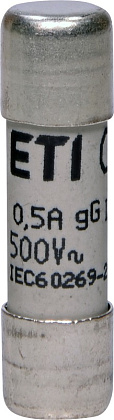 Предохранитель плавкий CH10x38 gG 0,5A/500V