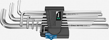950/9 L Hex-Plus HF 1 Набор Г-образных ключей, метрических, хромированный, с фиксирующей функцией