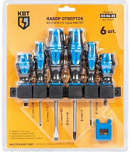 Набор отверток НО-06-38 серия МАСТЕР (КВТ)