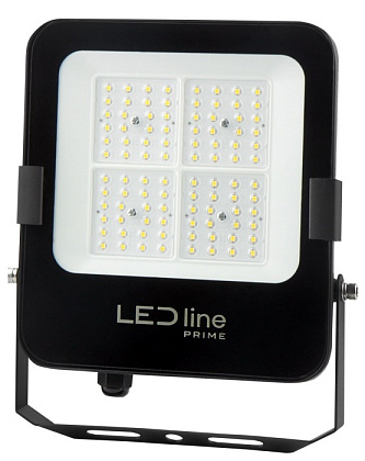 Прожектор LED PRIME FLUX 4000K 50W 7000Lm IP65 черный Ledline