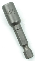 Бита торцевая  6x48 мм Мастер (сталь CrV) магнитн. поштучнBohrer