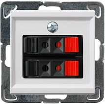 Розетка GG-2R/m/00 1106 акустическая двойная (без рамки)