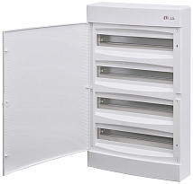 Щит навесной пласт. бел. дверь ECT4x18PO (72 мод. IP40) ETI