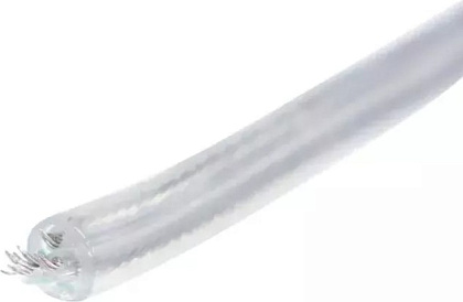 Провод круглый AR ПВХ 2*0,5 прозрачный с индикацией