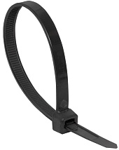 Хомут 3,6*300 черный нейлон UV (100 шт.) Basic (EKF)