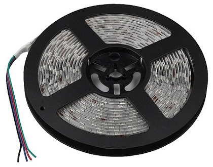 Лента LED 5050 RGB 14,4Вт/м 60LED/м 12В 5м IP65 ЭРА