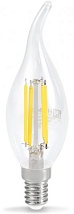 Лампа светодиодная LED-СВЕЧА НА ВЕТРУ-DECO 9Вт 230В Е14 3000К 1040Лм прозрачная IN HOME