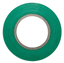Изолента ПВХ 0.13 mm x 19 mm x 20 m, зелёная HOEGERT