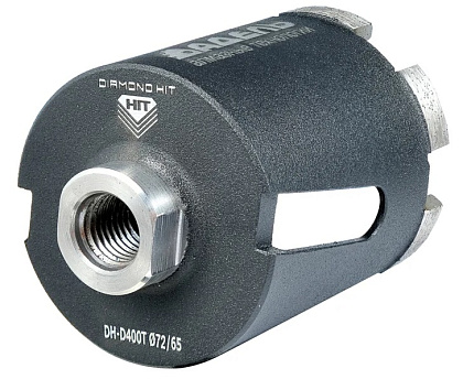 Коронка алмазная по бетону 72/65 мм М16 DH-D 400T 6 LSP