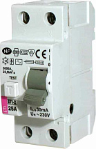 УЗО EFI6-P2 25/2/0.03 30мА, тип АС, 6кА ETI