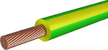 Провод ПуГВнг(А)-LS 1*0,5 Желто-зеленый (бухтами по 100м)