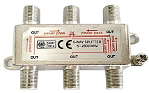 Сплиттер (делитель) TV на 5 напр. под F разъемы 5-2500 MHz RIPO