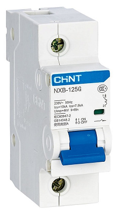 Автоматический выключатель NXB-125 C100/1 10кА CHINT