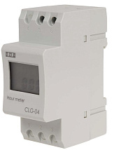 Счетчик времени работы CLG-04 (Vвх 100-240 В AC/DC). Работа от батареи 3 DC (CR14335 Lithium)