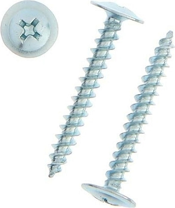 Саморез с прессшайбой острый 4,2*19 (200 шт.) (Стройбат)