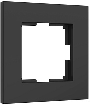 Рамка 1-я Черный матовый Slab WERKEL