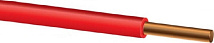 Провод DY 1* 0,75 (ПВ1) 300/500V (H05V-U) (только бухтами,100м) КРАСНЫЙ