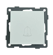 Выключатель звонка 1-кл. белый U1A-007 SoftTouch AWSPRODUCTS