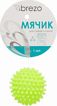 Мячик для стирки и сушки, 1 шт., цвет зеленый BREZO