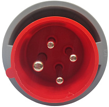 Вилка переносная 16A 4п (3P+PE) SLN-0142 IP67, 380В, AWSPRODUCTS
