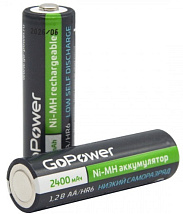 Аккумулятор AA 2400mAh Ni-Mh GOPOWER BL-2