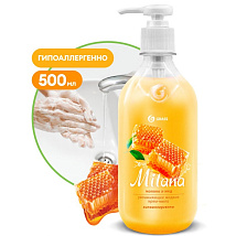 Жидкое крем-мыло "Milana" молоко и мед с дозатором (флакон 500мл)