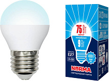 Лампа светодиодная шар LED-G45-9W/NW/E27/FR NR