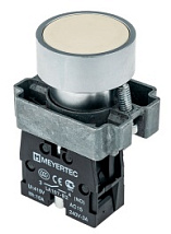 Кнопка MTB2-BAZ111 бел. 1но, IP65 Meyertec