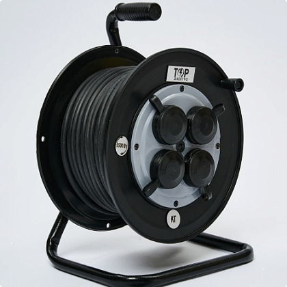 Удлинитель на катушке 4гн. 30м c/з IP44 КГ 3х1,5мм2 (ГОСТ) ТОР