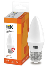 Распродажа_Лампа LED свеча LED-C35 eco 9Вт 230В 3000К E27, IEK