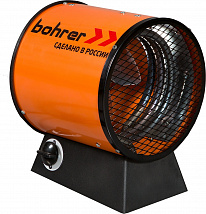 Тепловая пушка электрическая (круглая) BOHRER ТТ-3Т, 220В, мощность 3кВт, производительность 500м3/ч