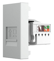 Розетка RJ-45 (1-я cat. 6) Серый Livolo