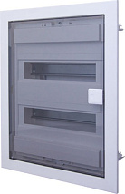 Щит встраиваемый прозр. дверь, U24F (28 мод. IP40) TEHPLAST