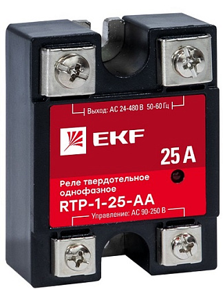 Реле твердотельное однофазное RTP-25-AA EKF