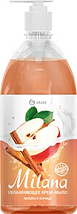 Жидкое крем-мыло "Milana" яблоко и корица (флакон 1000 мл)