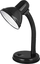 Светильник настольный Ultraflash UF-301P С02 черный (230V 60W, Е27)