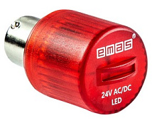 Светодиод LED 24VAC/DC красный