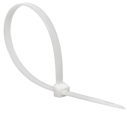 Хомут 3,6*300 белый нейлон (100 шт.) Basic (EKF), уп