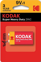 Батарейка 6F22(крона) EXTRA HEAVY DUTY KODAK BL-1